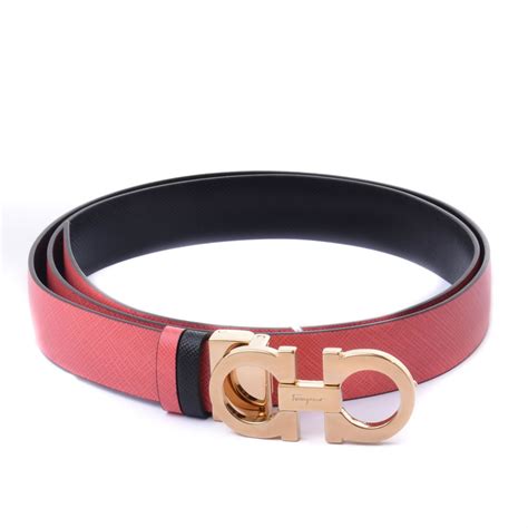 pink ferragamo belt